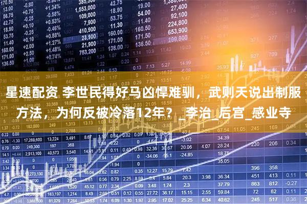 星速配资 李世民得好马凶悍难驯，武则天说出制服方法，为何反被冷落12年？_李治_后宫_感业寺