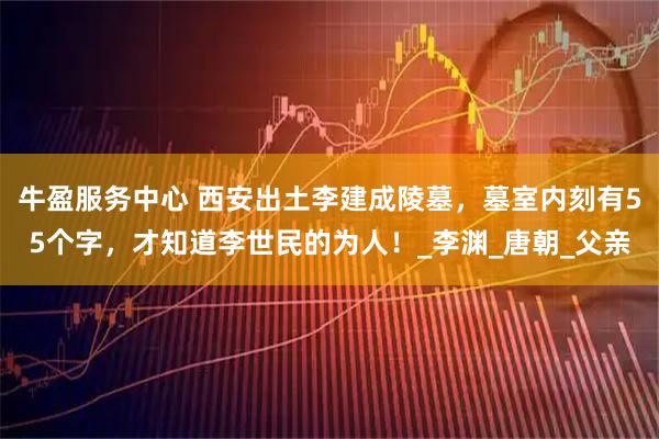 牛盈服务中心 西安出土李建成陵墓,墓室内刻有55个字,才知道李世民的为人!_李渊_唐朝_父亲
