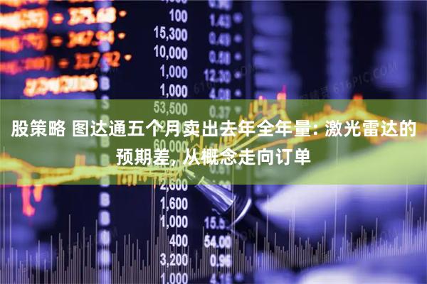 股策略 图达通五个月卖出去年全年量: 激光雷达的预期差, 从概念走向订单